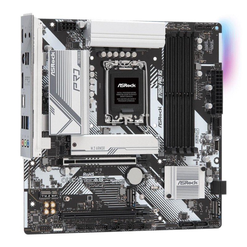 Płyta ASRock B760M PRO RS /B760/DDR5/SATA3/M.2/USB3.0/PCIe5.… | PartsPC.pl