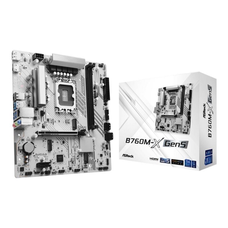 ASRock Płyta główna B760M-X GEN5 s1700 2DDR5 DP/HDMI mATX | PartsPC.pl