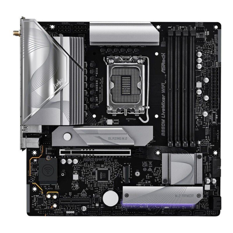 ASRock Płyta główna B860M LIVEMIXER WIFI s1 851 4DDR5 mATX… | PartsPC.pl