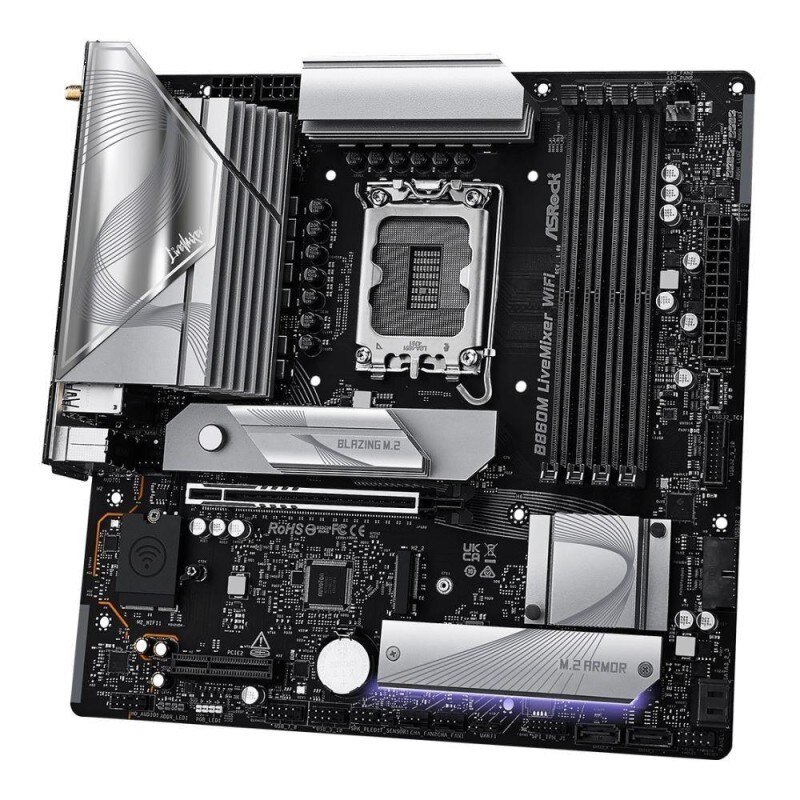 ASRock Płyta główna B860M LIVEMIXER WIFI s1 851 4DDR5 mATX… | PartsPC.pl