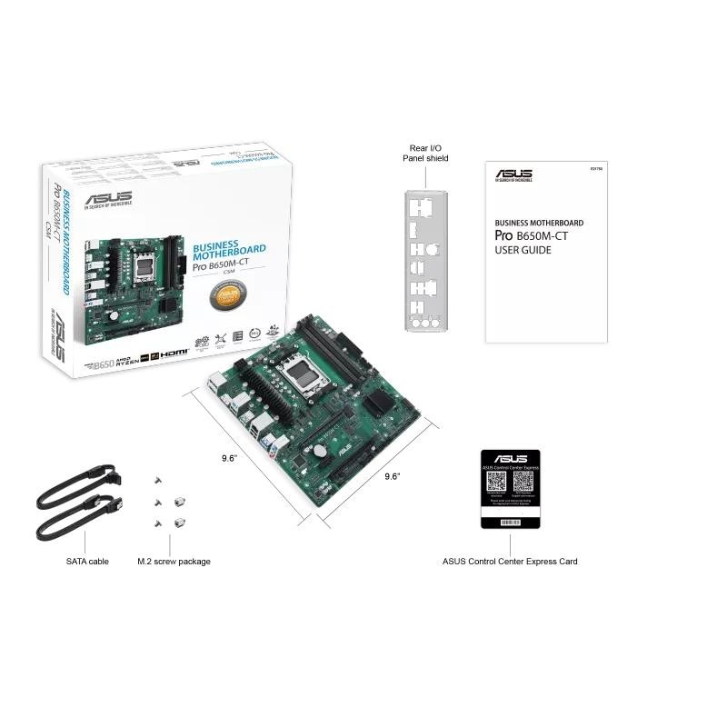 Płyta Asus Pro B650M-CT-CSM /AMD B650/DDR5/SATA3/M.2/PCIe4.0… | PartsPC.pl