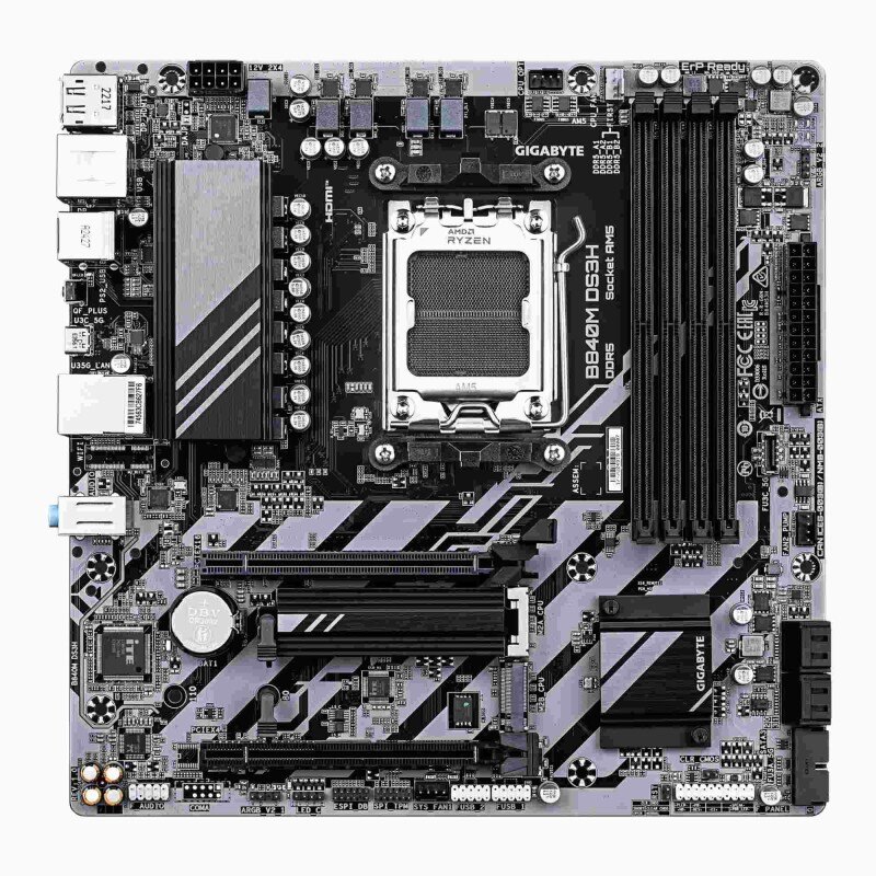 Gigabyte Płyta główna B840M DS3H AM5 4DDR5 HDMI/2DP mATX | PartsPC.pl