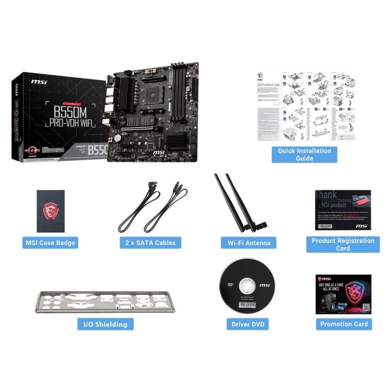 Płyta MSI B550M PRO-VDH WIFI /AMD | PartsPC.pl
