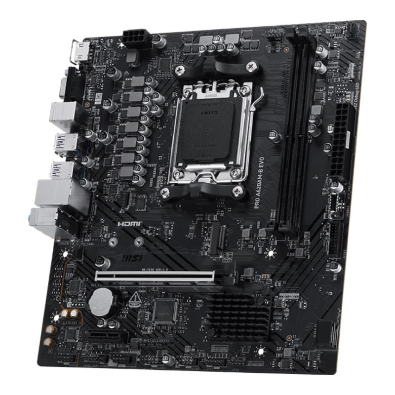 Płyta MSI PRO A620AM-B EVO /AMD A620/DDR5/SATA3/M.2/USB3.0/P… | PartsPC.pl