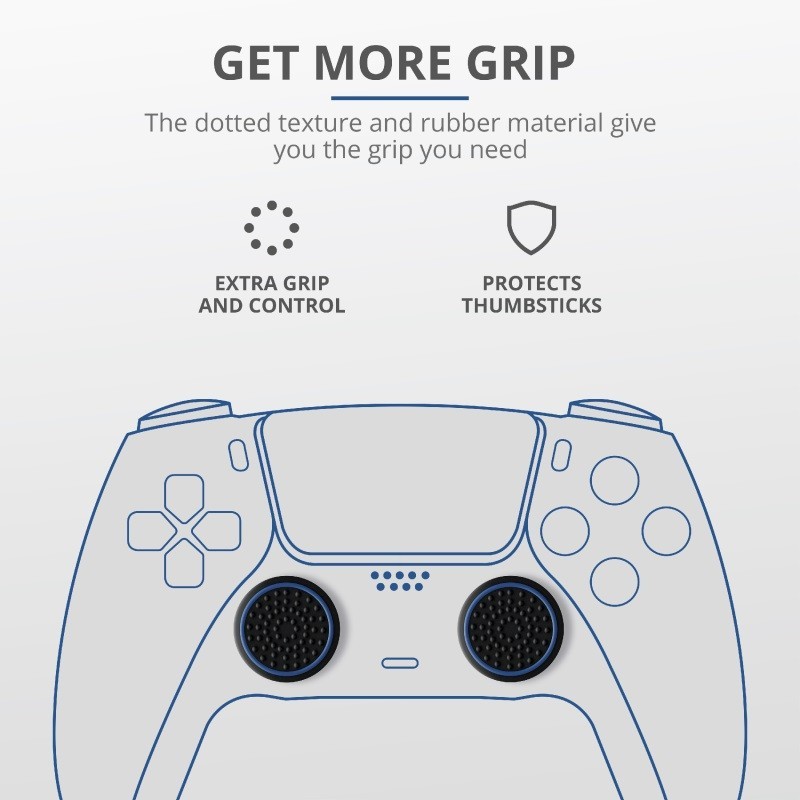Zestaw nakładek GXT266 4 pak Thumb Grips PS5 | PartsPC.pl