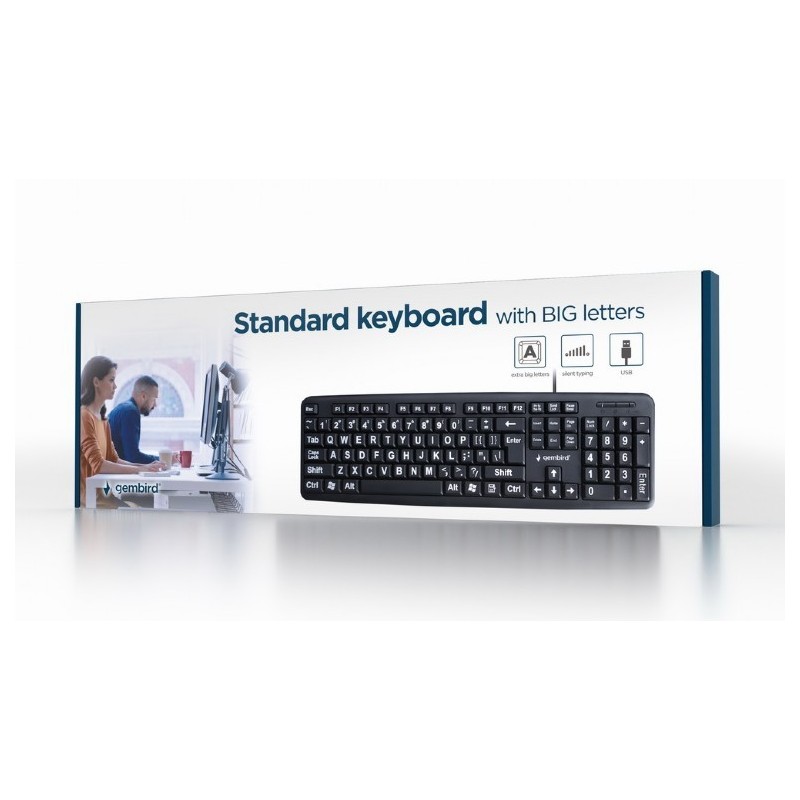 Klawiatura standardowa USB dla seniora | PartsPC.pl