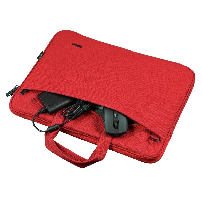 Torba na laptopa 16 cali Bologna ECO, czerwona | PartsPC.pl
