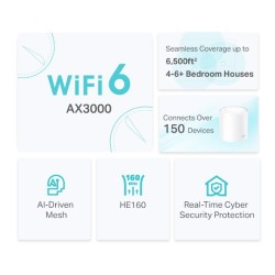 System WIFI Deco X50(3-pack) AX3000 | PartsPC.pl