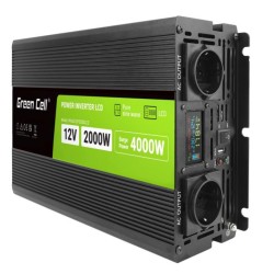 Przetwornica LCD 12V 2000W/4000W Czysty sinus z wywietlacze… | PartsPC.pl