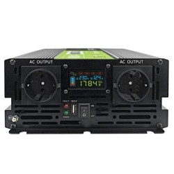 Przetwornica LCD 12V 2000W/4000W Czysty sinus z wywietlacze… | PartsPC.pl