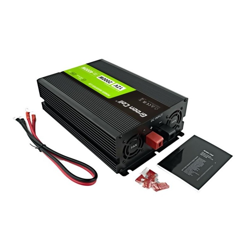 Przetwornica LCD 12V 2000W/4000W Czysty sinus z wywietlacze… | PartsPC.pl