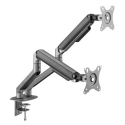 Ramię biurkowe na 2 monitory 17-32 cali 9kg szare | PartsPC.pl
