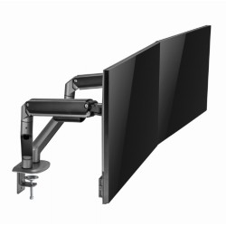 Ramię biurkowe na 2 monitory 17-32 cali 9kg szare | PartsPC.pl