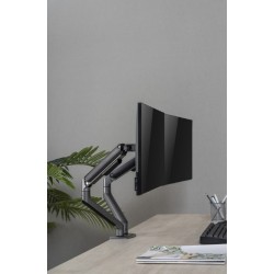 Ramię biurkowe na 2 monitory 17-32 cali 9kg szare | PartsPC.pl