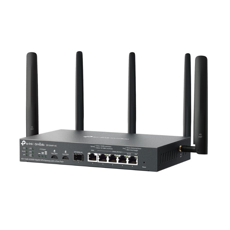 Brama sieciowa gigabitowa ER706WP-4G Omada 4G+ Cat6 AX3000 V… | PartsPC.pl