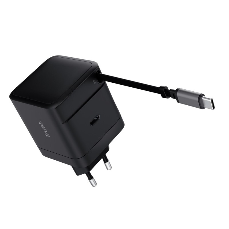 Ładowarka MAXO zwijany kabel USB-C 65W | PartsPC.pl