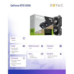 Karta graficzna GeForce RTX 5050 TWIN EDGE OC 8GB GDDR6 128b… | PartsPC.pl