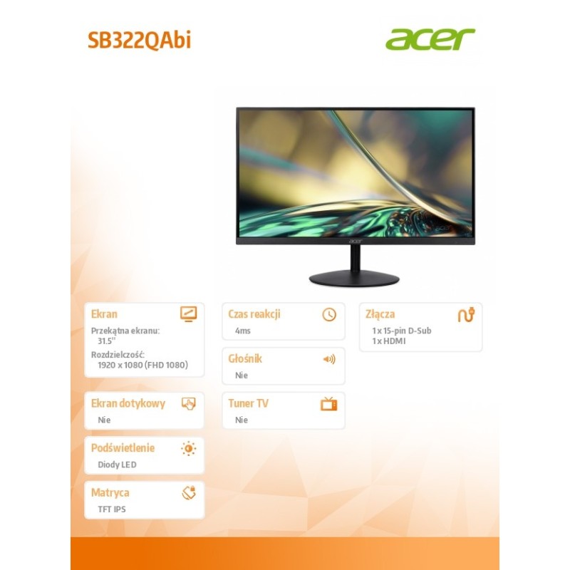 Monitor 32 cale SB322QAbi | PartsPC.pl