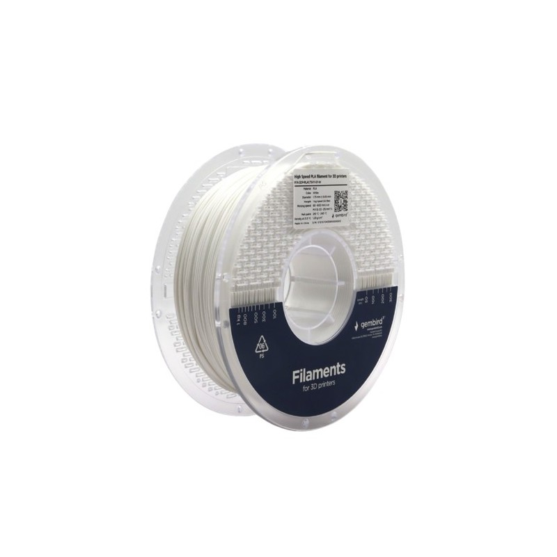 Filament PLA High Speed, 1,75 mm, 1 kg, biały | PartsPC.pl