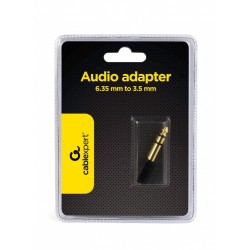 Wtyk adaptera audio od 3.5 mm do 6.35 mm | PartsPC.pl