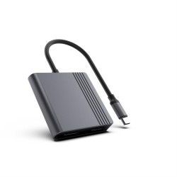 Adapter USB-C do HDMI + DP, 4K 60Hz, czarny | PartsPC.pl