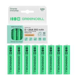 Akumulatorki paluszki 8xAAA HR03 950mAh | PartsPC.pl