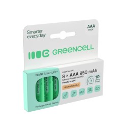 Akumulatorki paluszki 8xAAA HR03 950mAh | PartsPC.pl