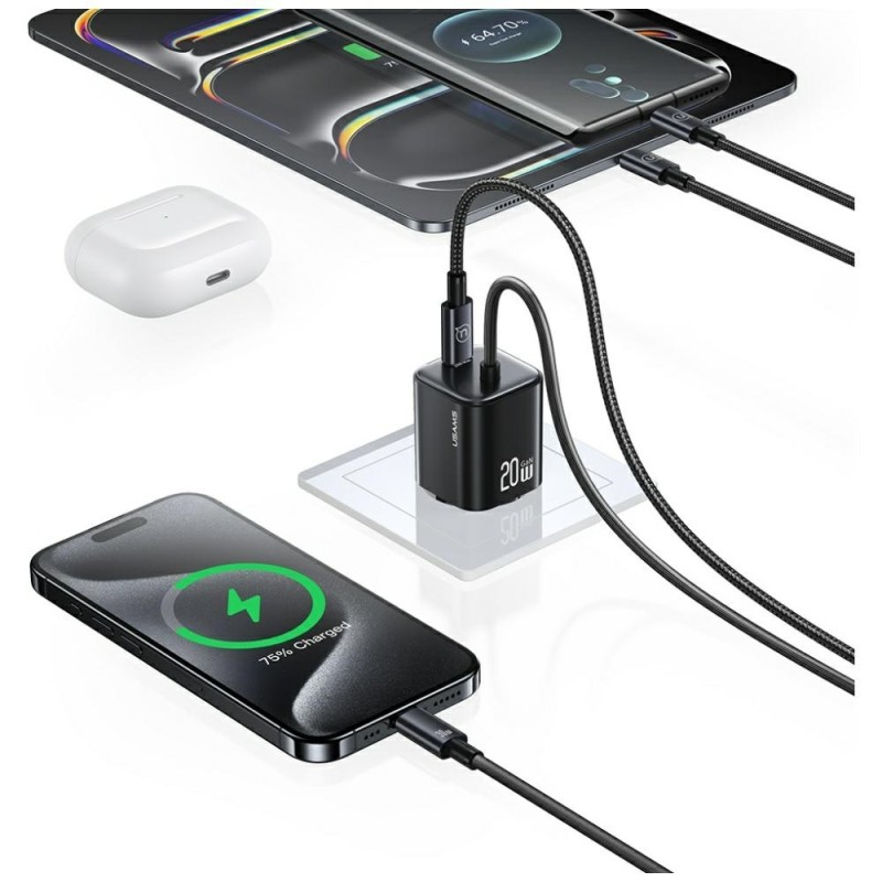 Ładowarka sieciowa JC Series CC261 20W GaN Fast Charger wbud… | PartsPC.pl