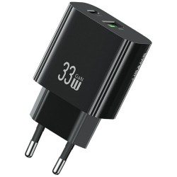 Ładowarka sieciowa T65 33W Fast Charging 1xUSB-C 1xUSB-A cza… | PartsPC.pl