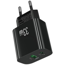 Ładowarka sieciowa T65 33W Fast Charging 1xUSB-C 1xUSB-A cza… | PartsPC.pl
