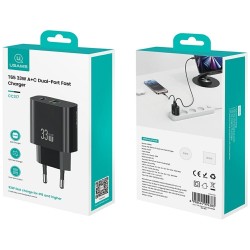 Ładowarka sieciowa T65 33W Fast Charging 1xUSB-C 1xUSB-A cza… | PartsPC.pl
