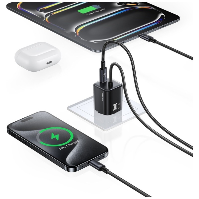 Ładowarka sieciowa JC Series CC264 30W GaN Fast Charger wbud… | PartsPC.pl