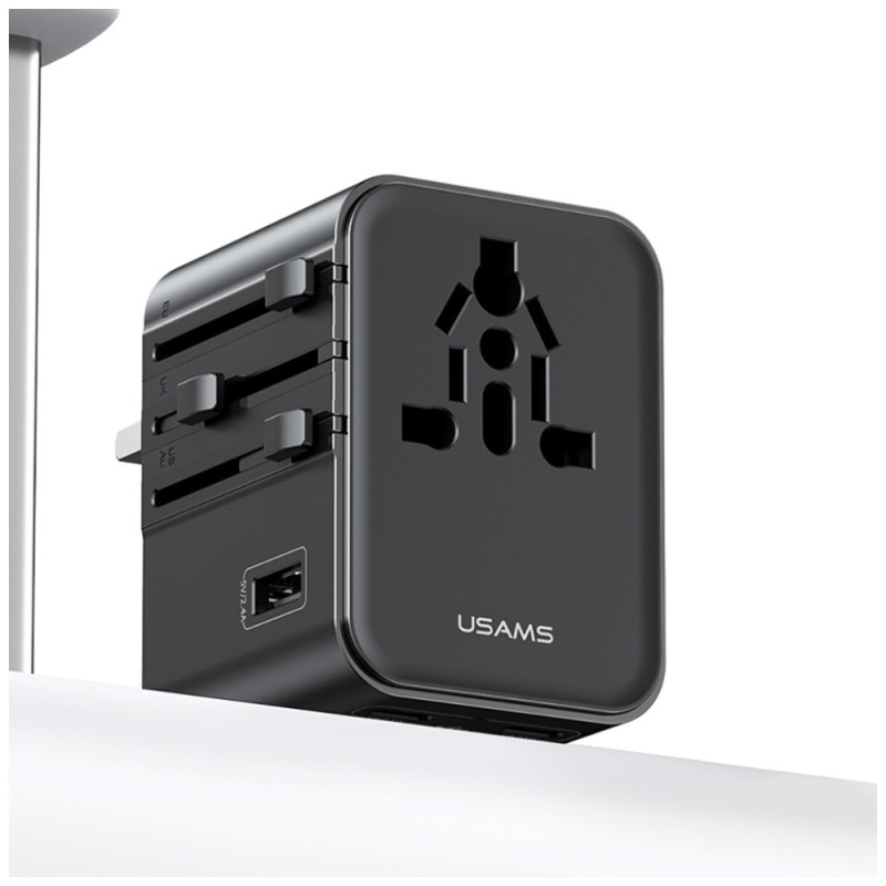 Ładowarka travel adapter 17W CC308 USB-C + USB-A 4w1 US/AU/E… | PartsPC.pl