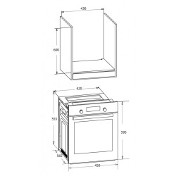 Piekarnik MPM-45-BO-22 45cm | PartsPC.pl