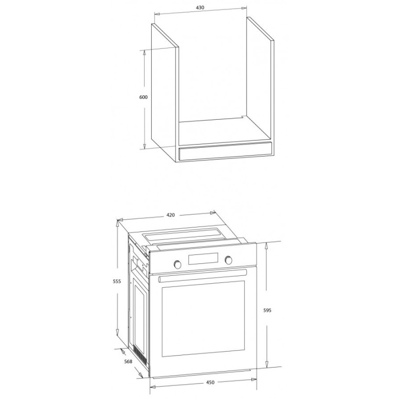 Piekarnik MPM-45-BO-23C 45cm | PartsPC.pl