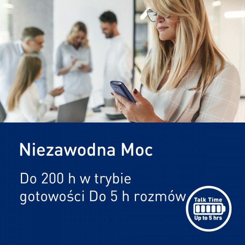 Telefon komórkowy KX-TF400EXC niebieski | PartsPC.pl