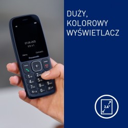 Telefon komórkowy KX-TF400EXC niebieski | PartsPC.pl