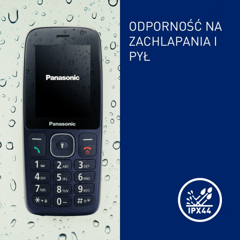 Telefon komórkowy KX-TF400EXC niebieski | PartsPC.pl