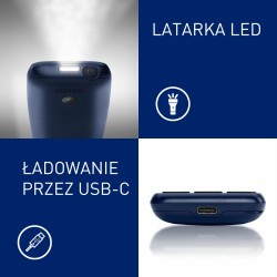 Telefon komórkowy KX-TF400EXC niebieski | PartsPC.pl