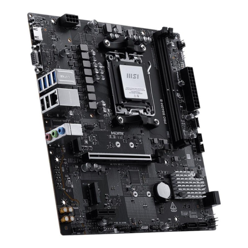 Płyta MSI PRO B840M-B /AMD B840/DDR5/SATA3/M.2/USB3.0/PCIe4.… | PartsPC.pl