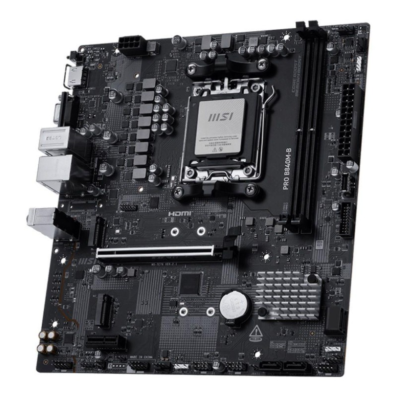 Płyta MSI PRO B840M-B /AMD B840/DDR5/SATA3/M.2/USB3.0/PCIe4.… | PartsPC.pl