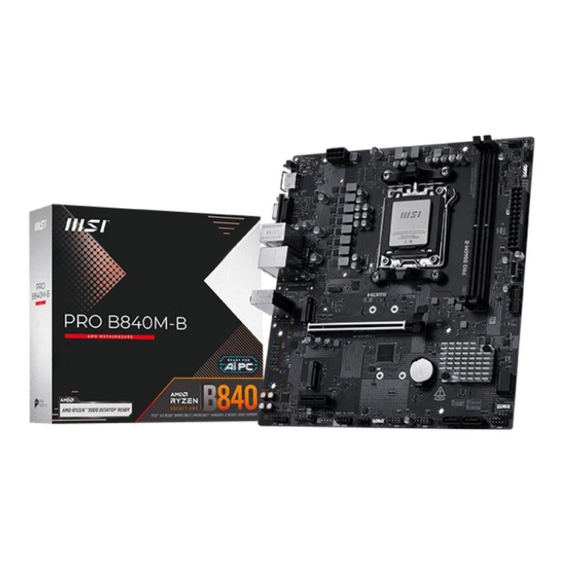Płyta MSI PRO B840M-B /AMD B840/DDR5/SATA3/M.2/USB3.0/PCIe4.… | PartsPC.pl