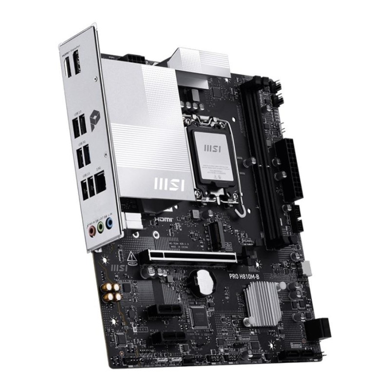 Płyta MSI PRO H810M-B /H810/DDR5/SATA3/M.2/USB3.1/PCIe5.0/s.… | PartsPC.pl
