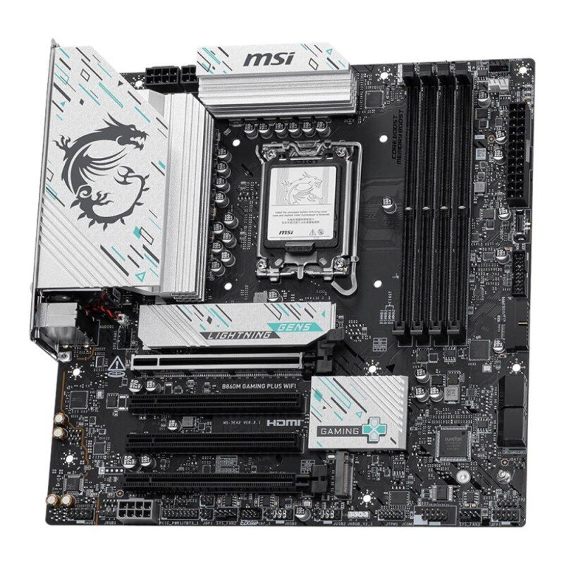 MSI Płyta główna B860M GAMING PLUS WIFI s1851 4DDR5 ATX | PartsPC.pl