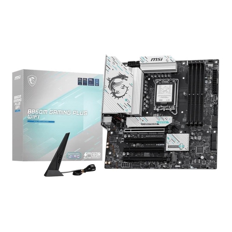 MSI Płyta główna B860M GAMING PLUS WIFI s1851 4DDR5 ATX | PartsPC.pl