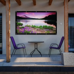 Ekran projekcyjny Maclean MC-982 120" 265x149cm obramowanie … | PartsPC.pl