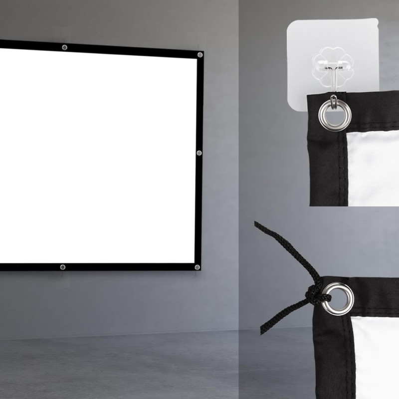Ekran projekcyjny Maclean MC-982 120" 265x149cm obramowanie … | PartsPC.pl