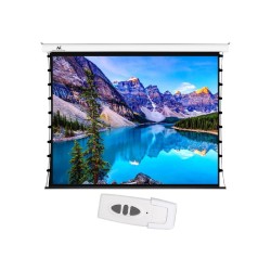 Ekran projekcyjny z naciągiem Maclean MC-993 elektryczny 120" 4:3 ściana