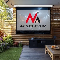Ekran projekcyjny z naciągiem Maclean MC-993 elektryczny 120" 4:3 ściana