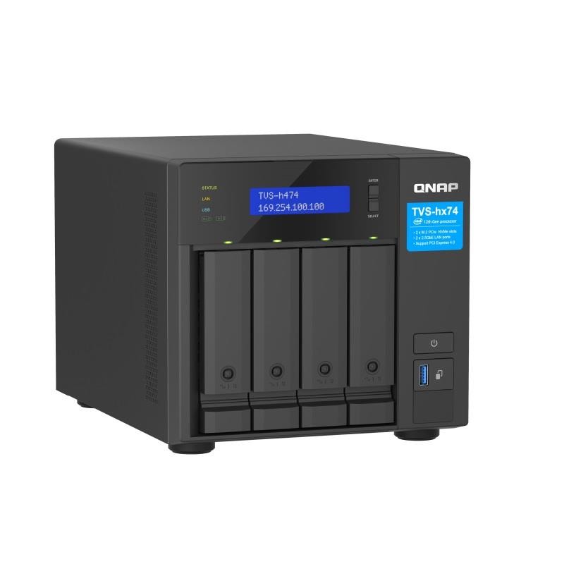 QNAP TVS-h474-PT-8G | 4-zatokowy serwer NAS, Intel Pentium 8… | PartsPC.pl